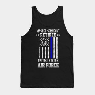 Master Sergeant Retired Air Force Military Retirement Tank Top